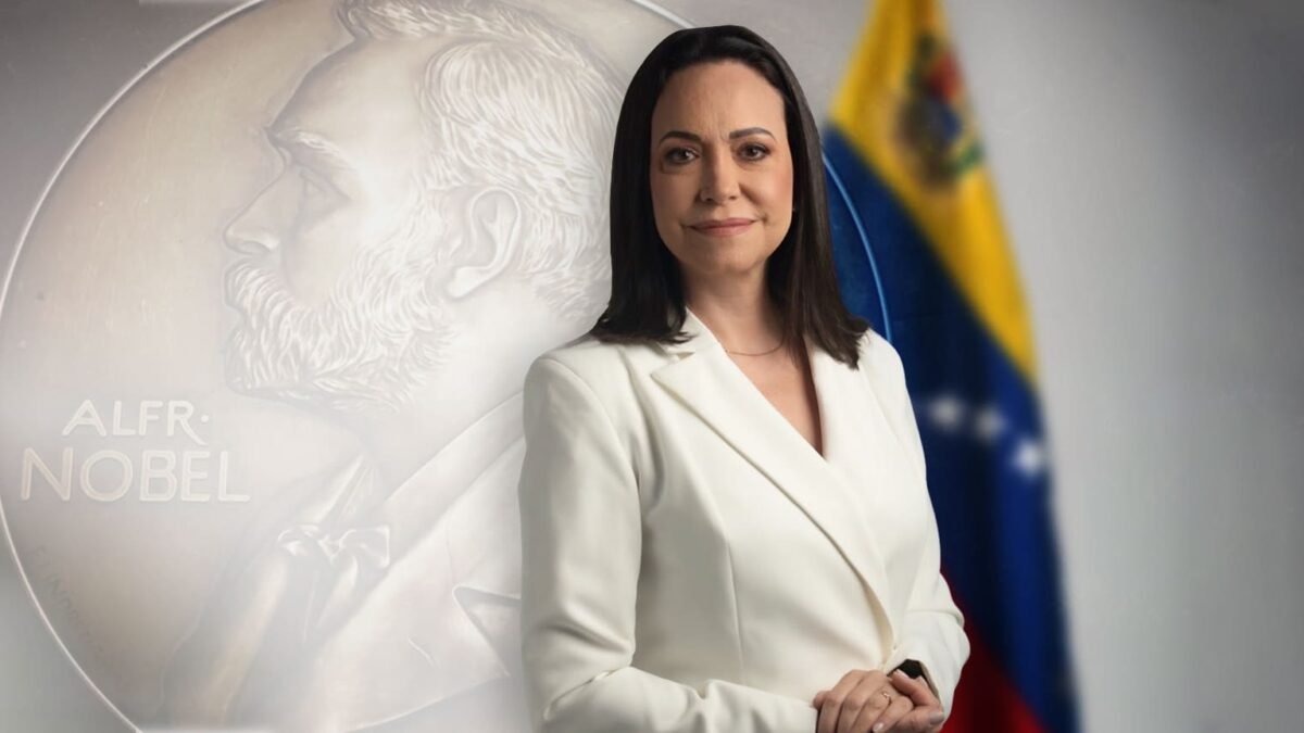 El Nobel de la Paz eleva a María Corina Machado como voz global de la lucha  por la libertad